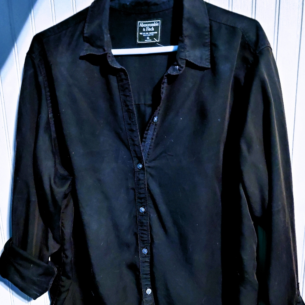 Abercrombie Navy XL button up shirt